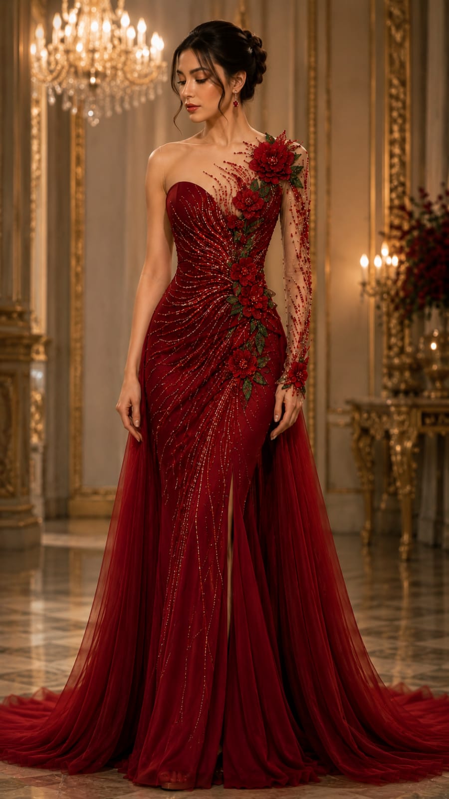 Noëlle Velvet Cocktail Dress — view 1